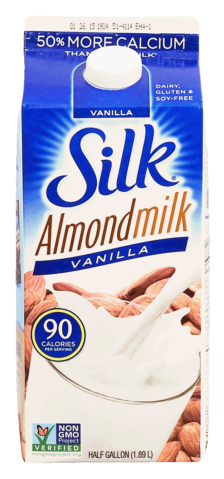 Silk  vanilla almond milk, dairy, gluten & soy-free Full-Size Picture